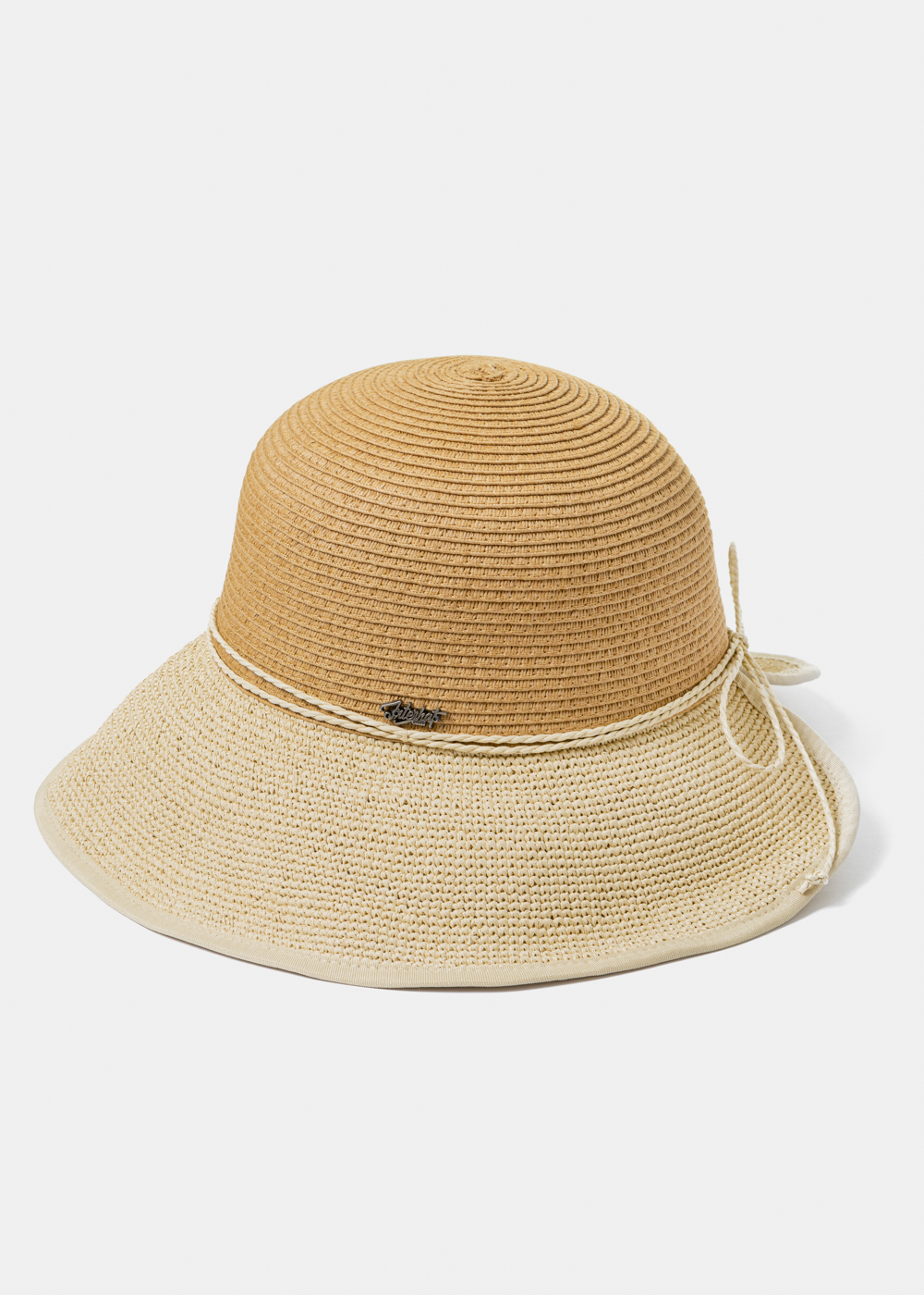 Brown & Beige Handmade Hat  